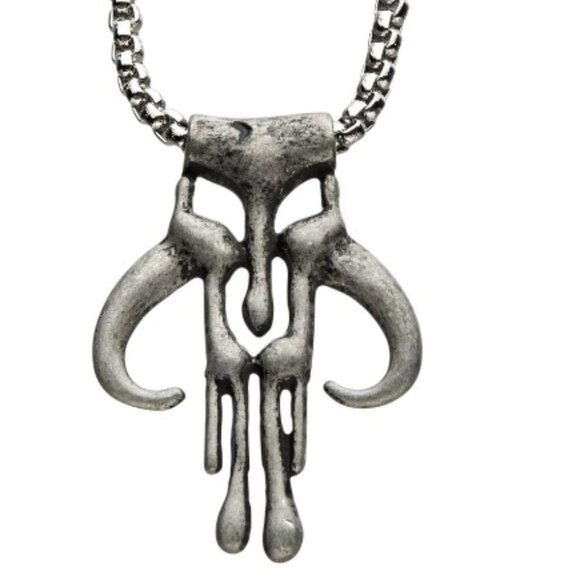 Disney Star Wars Mandalorian Symbol Necklace - Picture 1 of 3